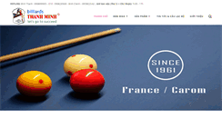 Desktop Screenshot of billiardsthanhminh.com